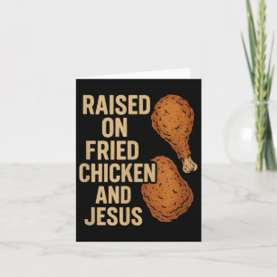 Gebakken kip & Jesus Christelijk Country Life Kaart