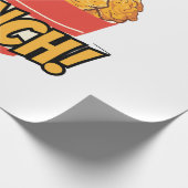 gebakken kip cadeaupapier (Hoek)