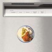 Gebakken kip en aardappelpuree magneet (Insitu (Vaatwasser))