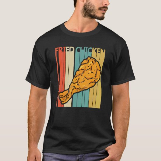 Gebakken kip eten t-shirt (Voorkant)