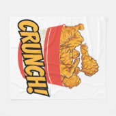 gebakken kip fleece deken (Voorkant (Horizontaal))