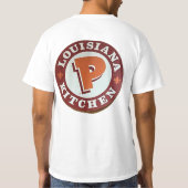 GEBAKKEN KIP LOGO EN KIP SANDWICH POPEYES T-SHIRT (Achterkant)