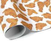 Gebakken kip patroon voedsel cadeaupapier (Rol Hoek)