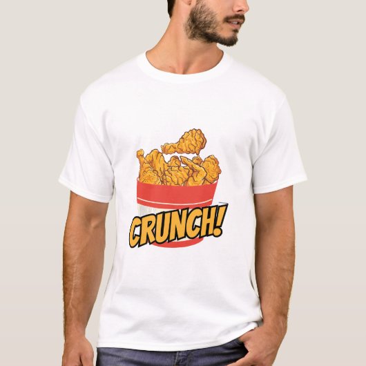 Gebakken kip t-shirt (Voorkant)