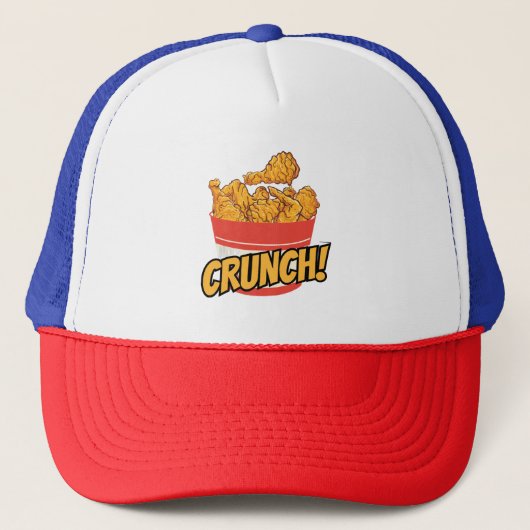 Gebakken kip trucker pet (Voorkant)