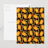 Gebakken kippenbeten en aardappelfriet briefkaart (Voorkant / Achterkant)