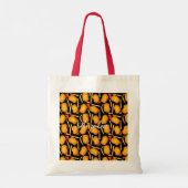 Gebakken kippenbeten en aardappelfriet tote bag (Achterkant)
