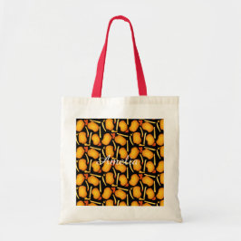 Gebakken kippenbeten en aardappelfriet tote bag