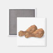 gebakken kippenpoten magneet (Voorkant / Achterkant)