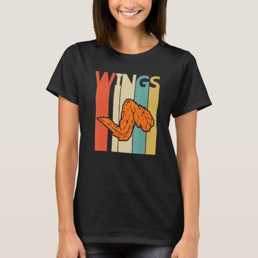 Gebakken Kippenvleugels T-shirt (Voorkant)