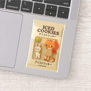 Gebakken koekjes: Bunny Girl Fox Masker & Bao Bao Sticker