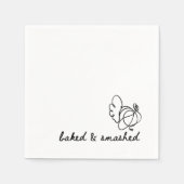 Gebakken luxe Thanksgiving servet (Voorkant)