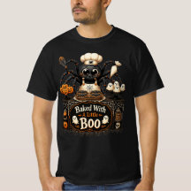 Gebakken Met Een Beetje Boo T-Shirt Heren Spinnen