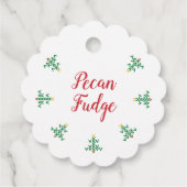 Gebakken met kerstliefde - kerstboom bedankjes labels (Achterkant)