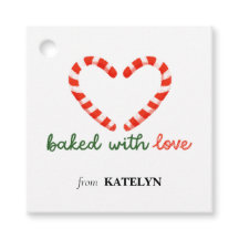 Gebakken met liefde - Christmas Holiday Gift Label