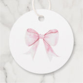 Gebakken met liefde Elegant Roze Boog Gepersonalis Bedankjes Labels (Achterkant)