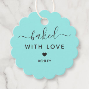Gebakken Met Liefde Gift Label voor Treats & Sweet