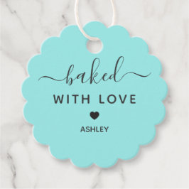 Gebakken Met Liefde Gift Label voor Treats & Sweet