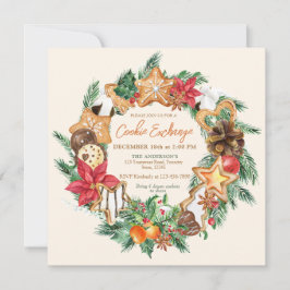 Gebakken met liefde Gingerbread Cookies uitwisseli Kaart