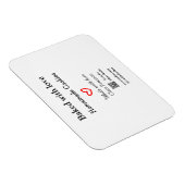 Gebakken met liefde huiskoekjes toevoegen QR gemaa Magneet (Rechterzijde)