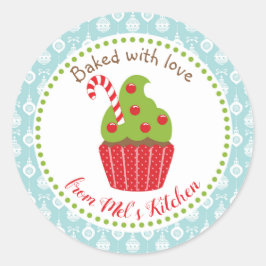 Gebakken met Liefde Kerst stickers