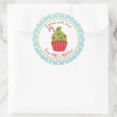 Gebakken met Liefde Kerst stickers (Tas)