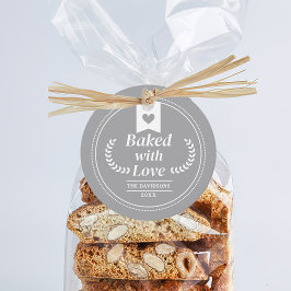 Gebakken met liefde kerstvakantie bakcadeau bedankjes labels