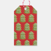 Gebakken met liefde peperkoek kerstkoekje cadeaulabel (Achterkant)