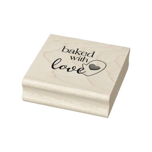 Gebakken met Liefde Rubberstempel (Stempel)