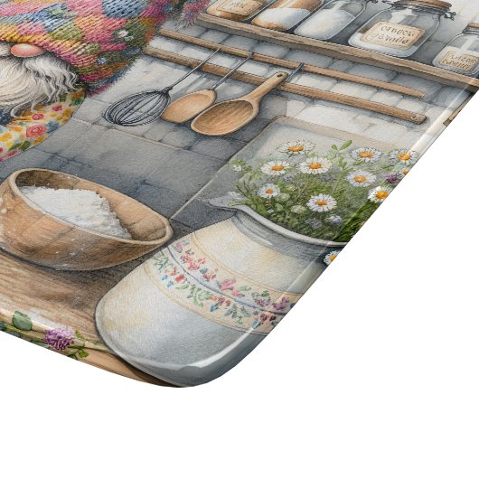 Gebakken met liefde rustieke bakken gnoom snijplank (Hoek)