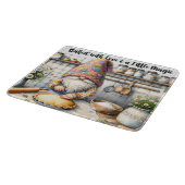 Gebakken met liefde rustieke bakken gnoom snijplank (Hoek)