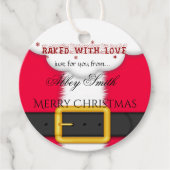 Gebakken met Liefde Sinterklaas Vrolijk Kerstfeest Bedankjes Labels (Voorkant)