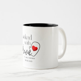 Gebakken met Liefde Tweekleurige Koffiemok