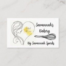 Gebakken met liefde zwart & wit bakkerij