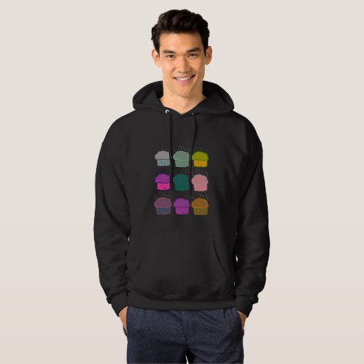 gebakken muffins. hoodie