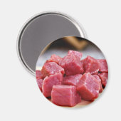 Gebakken Smelt Eten Diner Klaar om te koken Magneet (Voorkant / Achterkant)