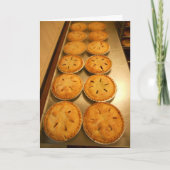 “Gebakken Taarten" Kerstkaart Kaart (Voorkant)