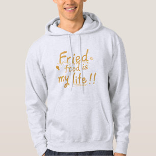 Gebakken voedsel is mijn leven hoodie