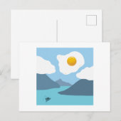Gebakken zon briefkaart (Voorkant / Achterkant)