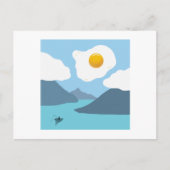 Gebakken zon briefkaart (Voorkant)