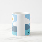 Gebakken zon koffiemok (Center)