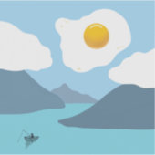 Gebakken zon sticker (Voorkant)