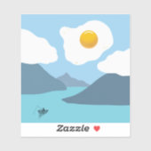 Gebakken zon sticker (Vel)