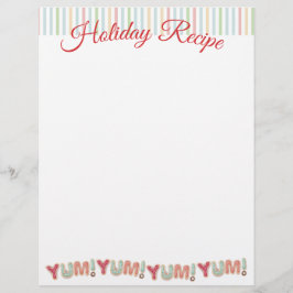 Gebakkoekjes Kerst recept briefpapier