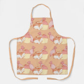 Gebakszakken, kaneelbroodjes en perzikkoekjes schort (Voorkant)