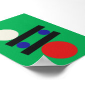 Gebalanceerde vormen – Minimalistische kunst print (Hoek)