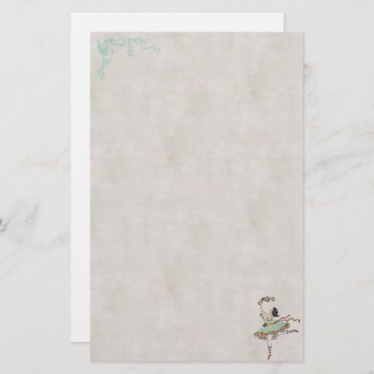  geballetdanserij briefpapier (Voorkant / Achterkant)