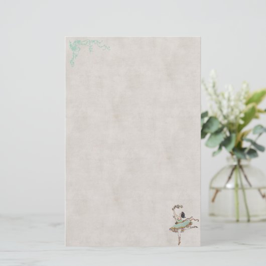  geballetdanserij briefpapier (Staand voorkant)