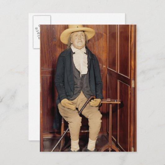Gebalsemd lichaam van Jeremy Bentham Briefkaart (Voorkant / Achterkant)