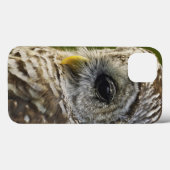 Gebandeerde bosuil, Strix varia, Michigan Case-Mate iPhone Case (Achterkant (horizontaal))